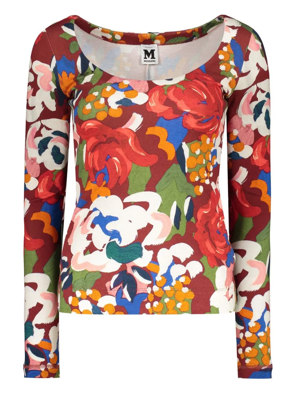 flora-print top