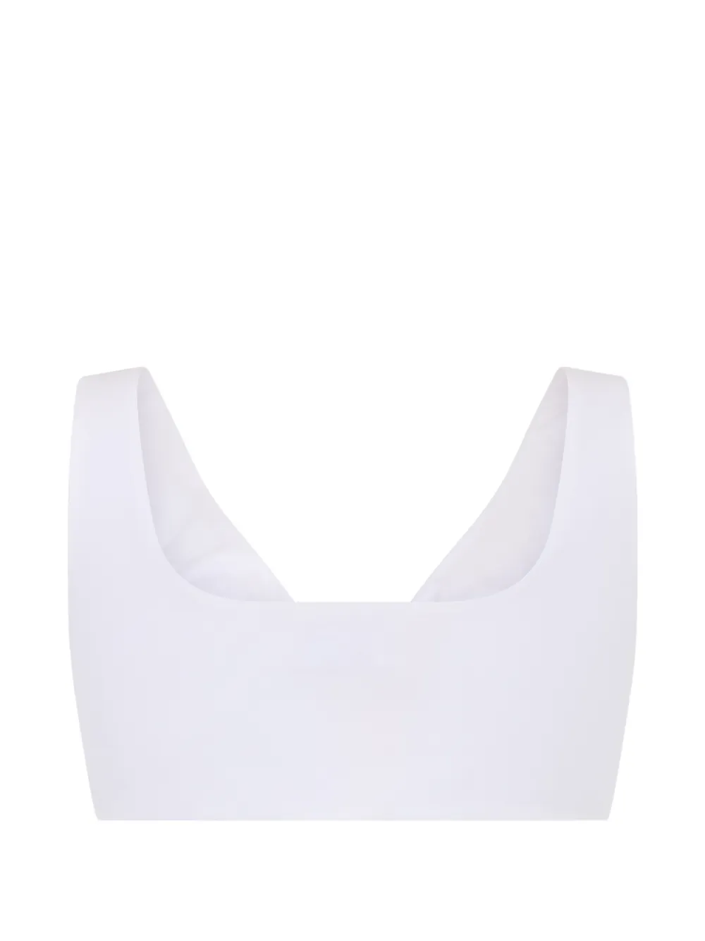 RED Valentino Cropped top met geknoopt detail Wit