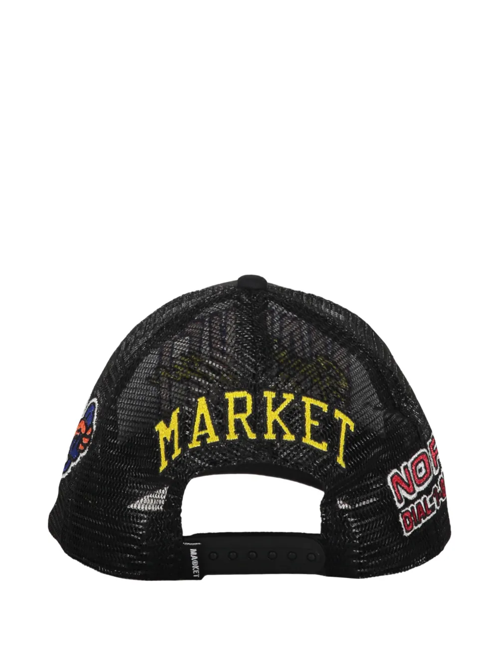 MARKET Honkbalpet met mesh Zwart