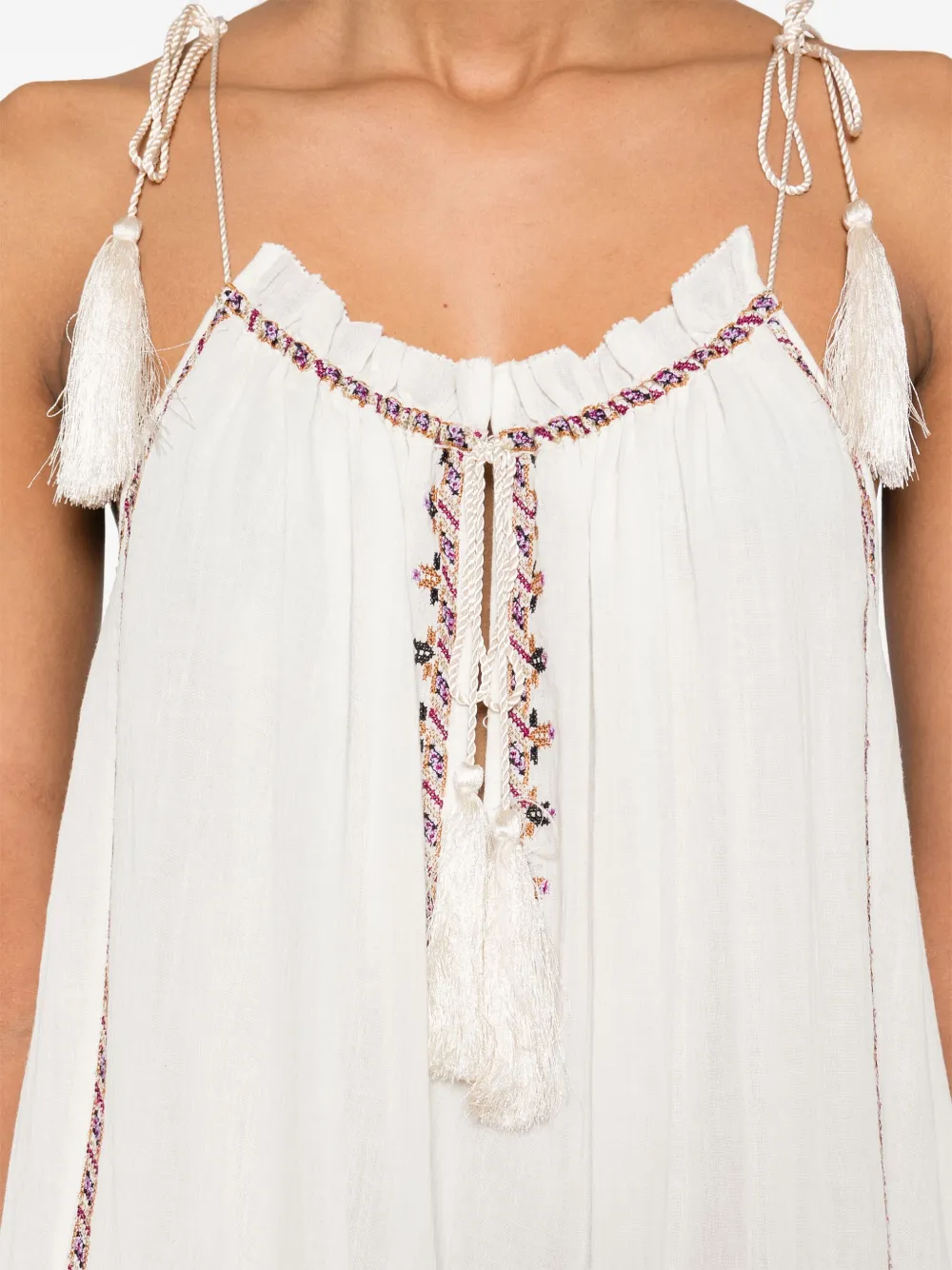 Isabel Marant Étoile Flo Mini Dress In Neutral