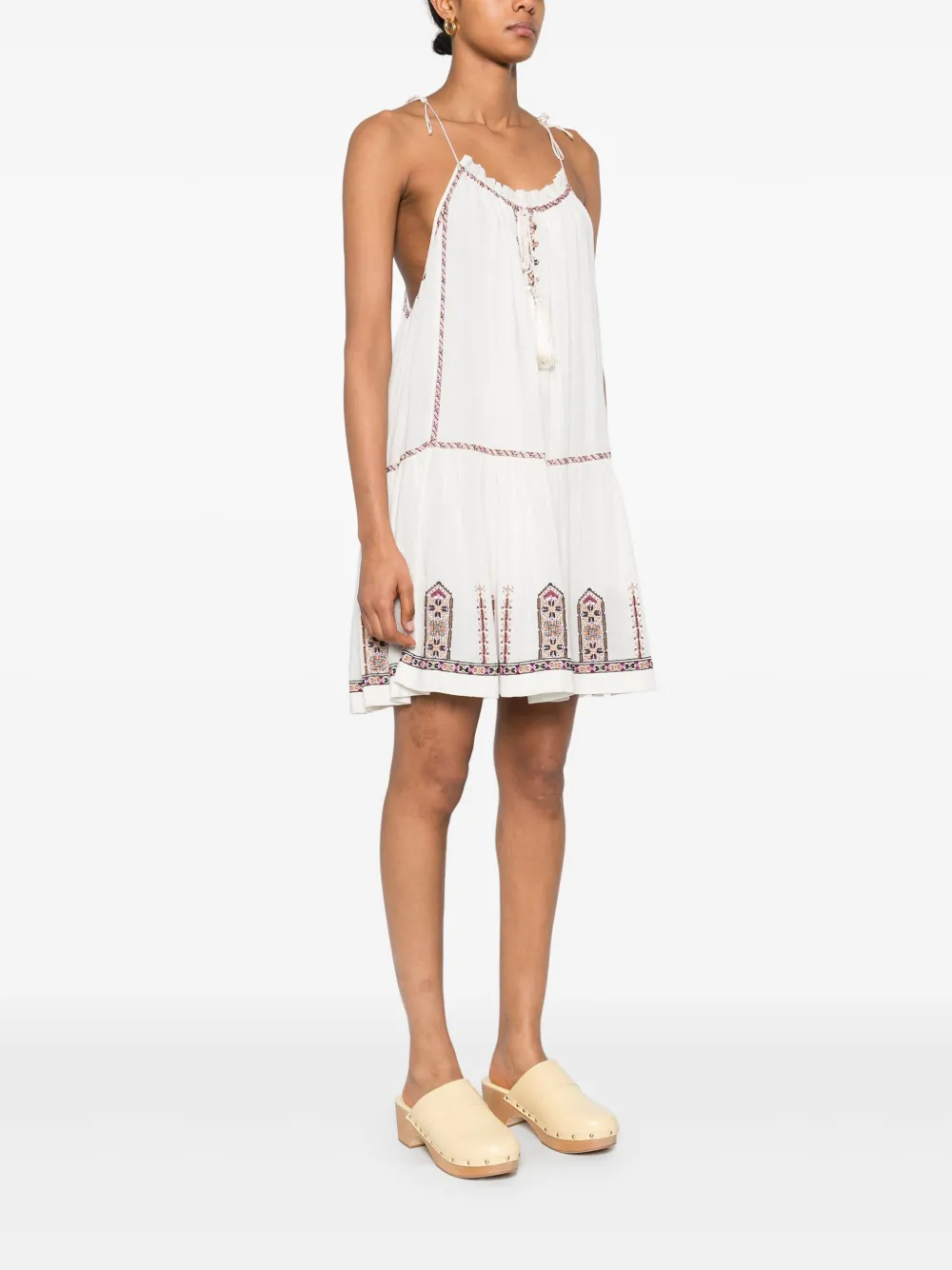 Isabel Marant Étoile Flo Mini Dress In Neutral