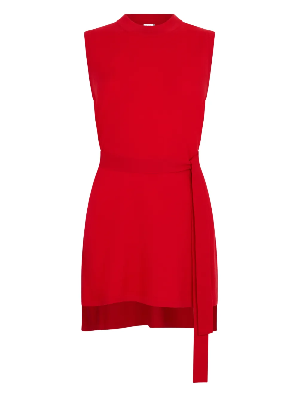 Malo belted shift mini dress - Red