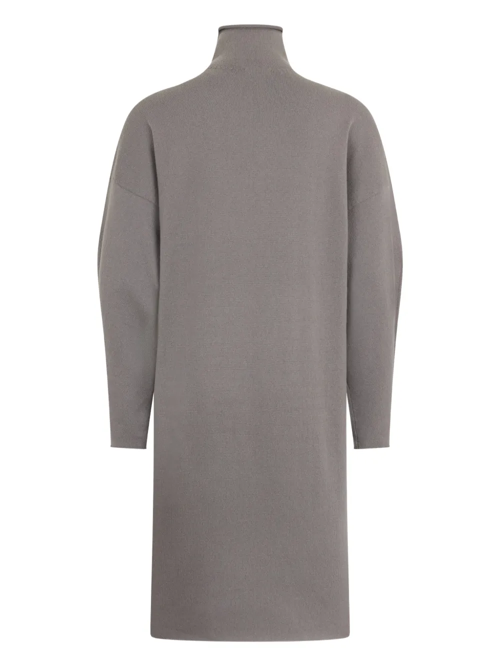 Malo high-neck dress - Grijs