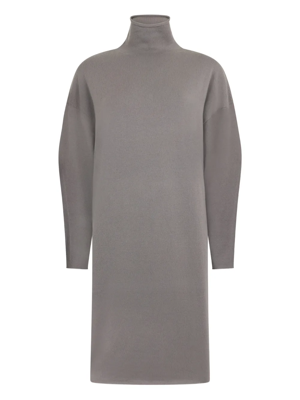 Malo high-neck dress - Grigio