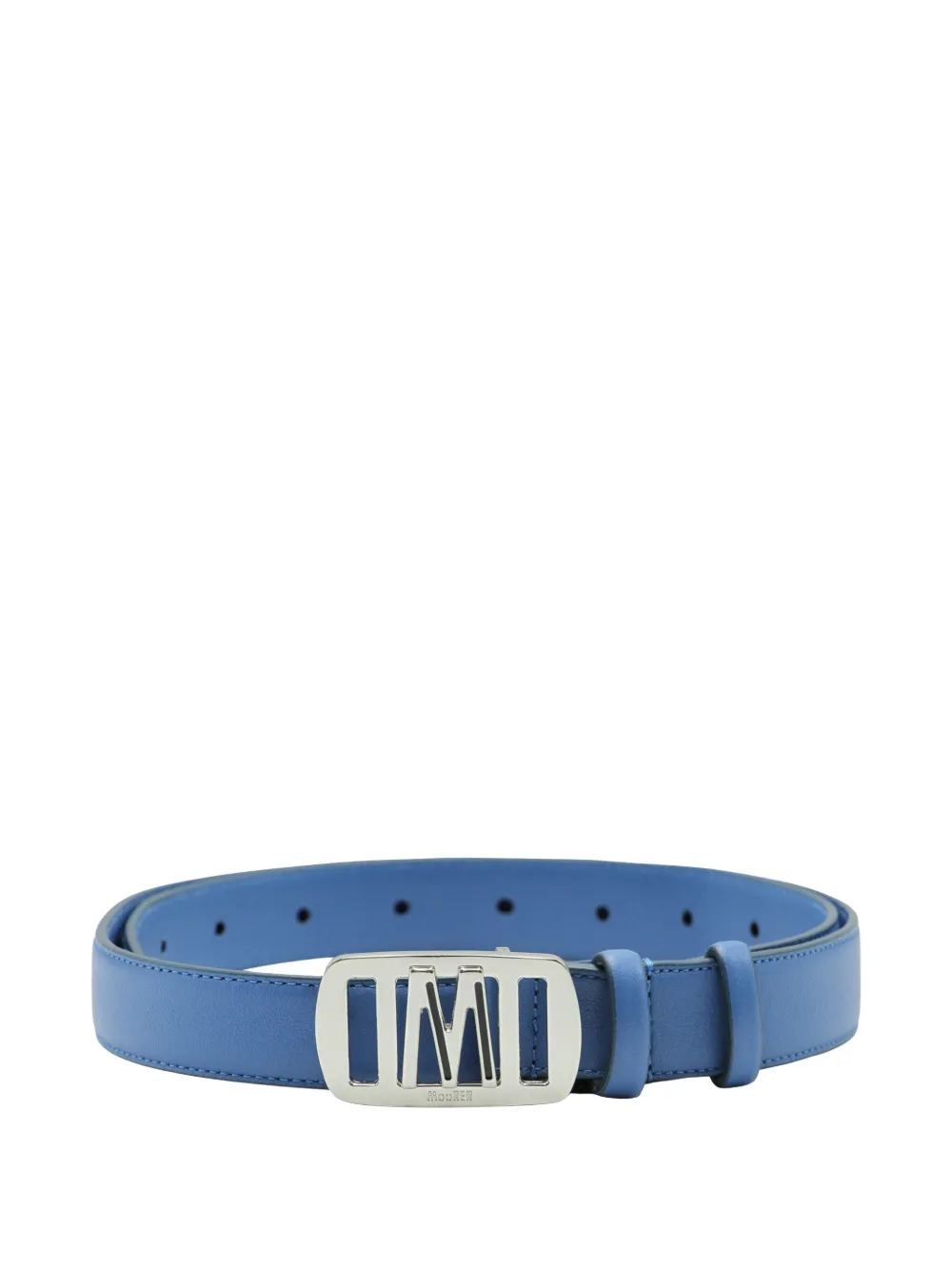 Moorer logo buckle belt - Blu