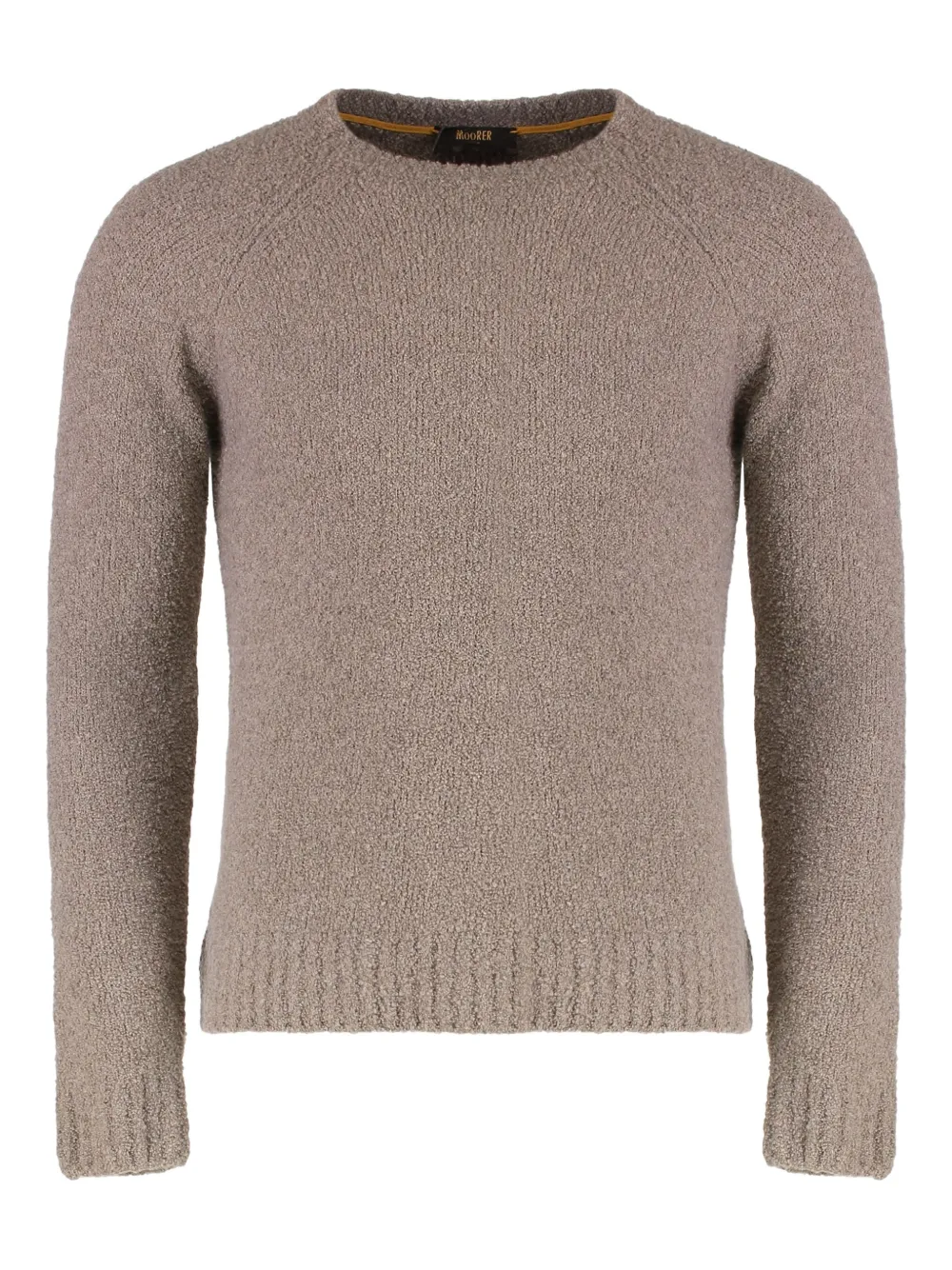Moorer crew-neck long-sleeve sweater | Neutrals | Image 1