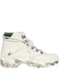 Reese Cooper leather lace-up boots - White