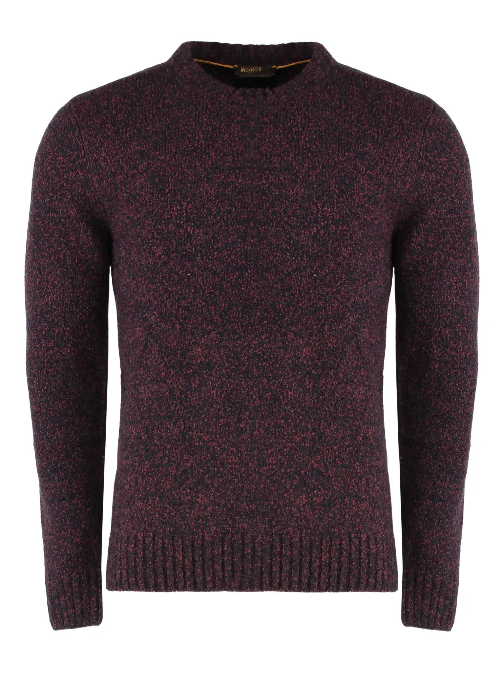 Moorer crew-neck knitted sweater | Red | Image 1