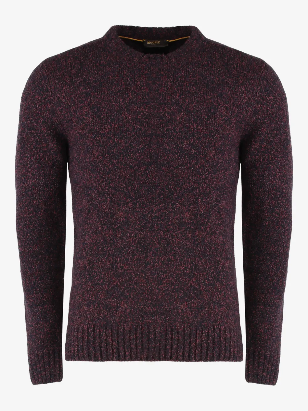 Moorer crew-neck knitted sweater | Red | Image 1