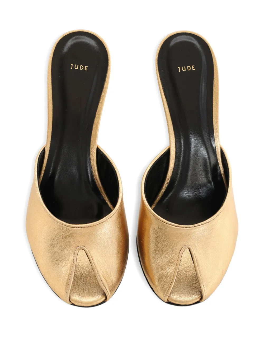 Jude 105mm leather sandals Gold