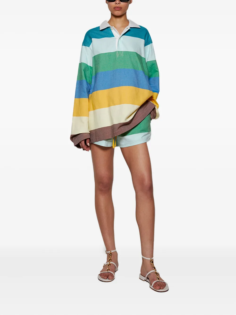 Marrakshi Life striped drawstring shorts | Short Shorts | Image 2