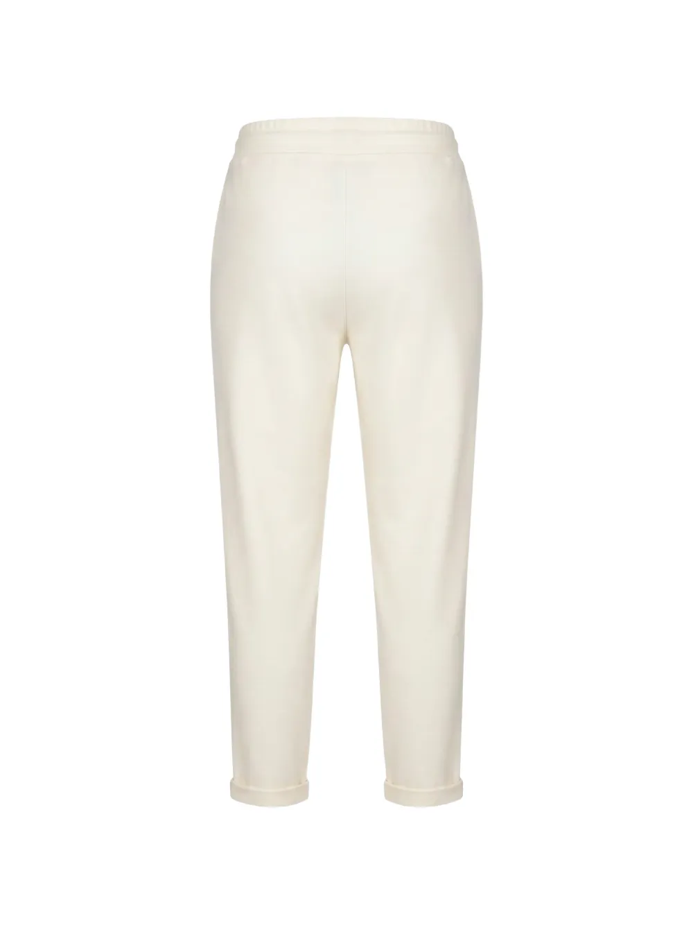 Moorer Trainingsbroek met trekkoordtaille Beige