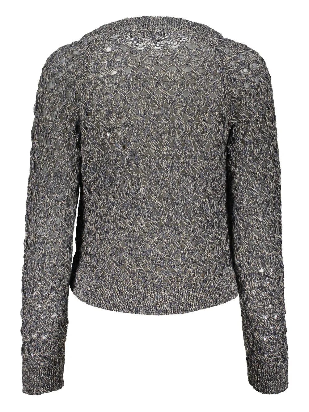 Fabiana Filippi open-knit cardigan Grijs