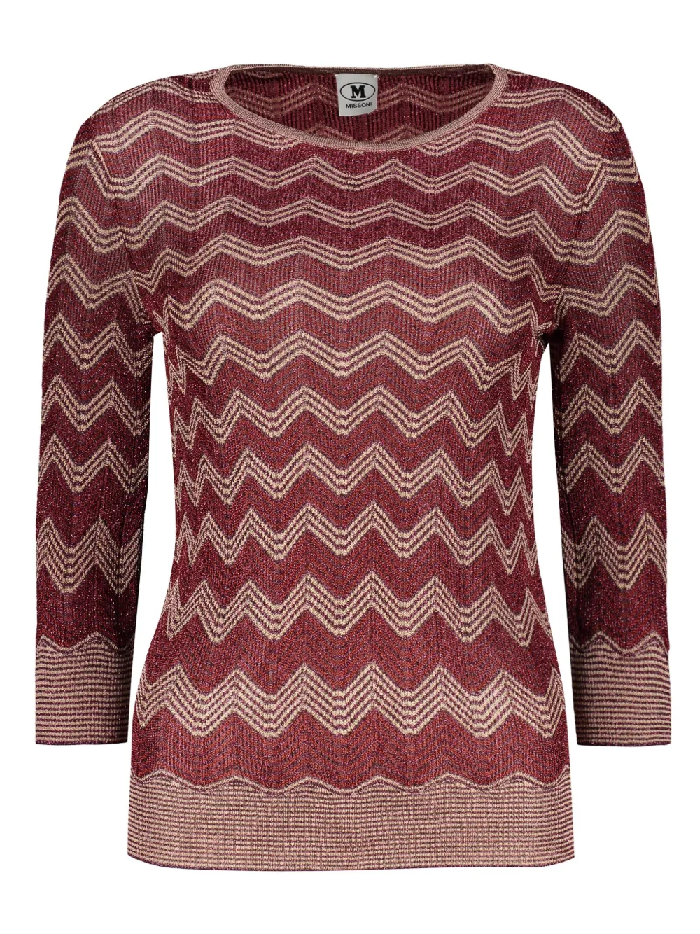 MISSONI ZIGZAG-WOVEN TOP