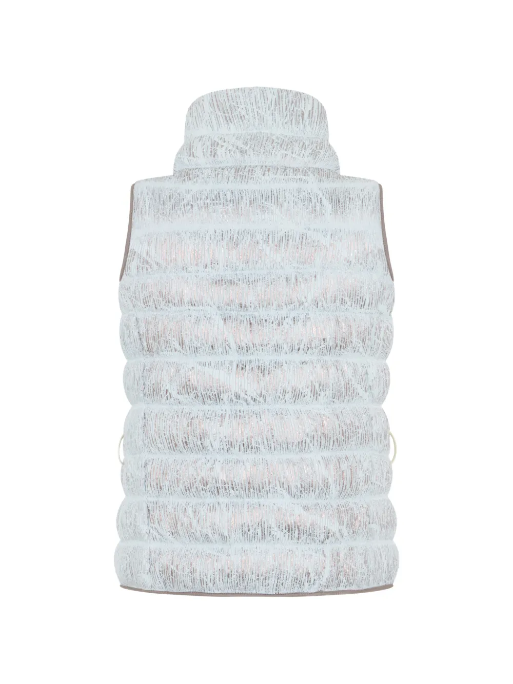 Moorer Mil-Vap quilted-metallic gilet Blauw