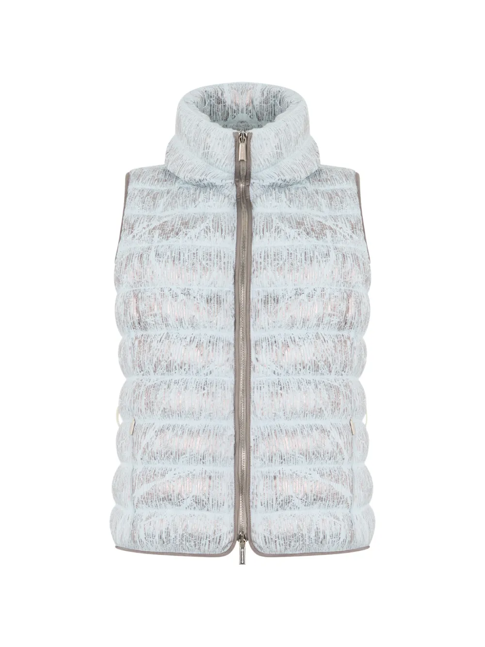 Moorer Mil-Vap quilted-metallic gilet - Bleu