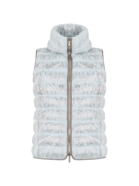 Moorer gilet Mil-Vap matelassé métallisé