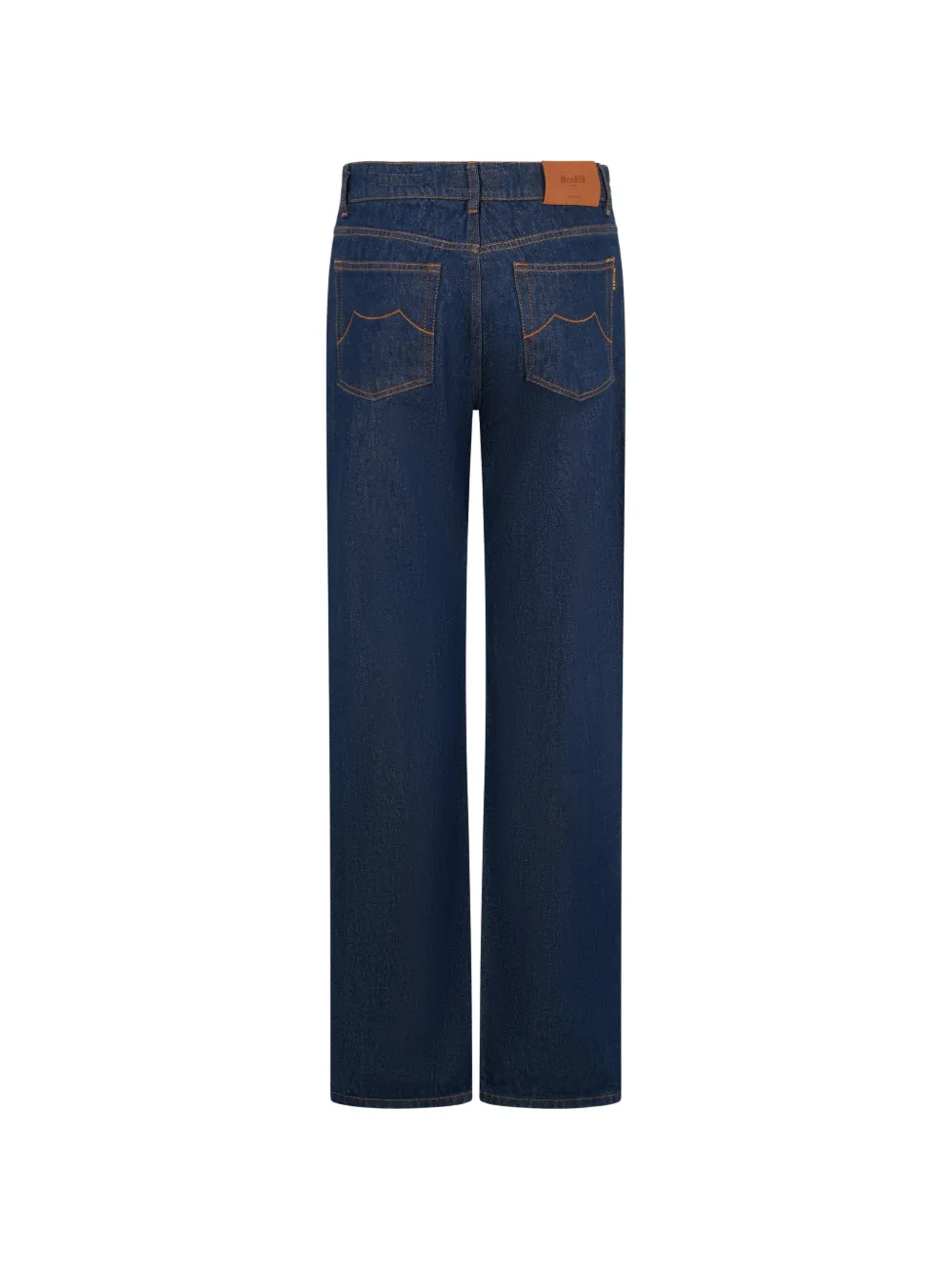 Moorer Straight broek Blauw