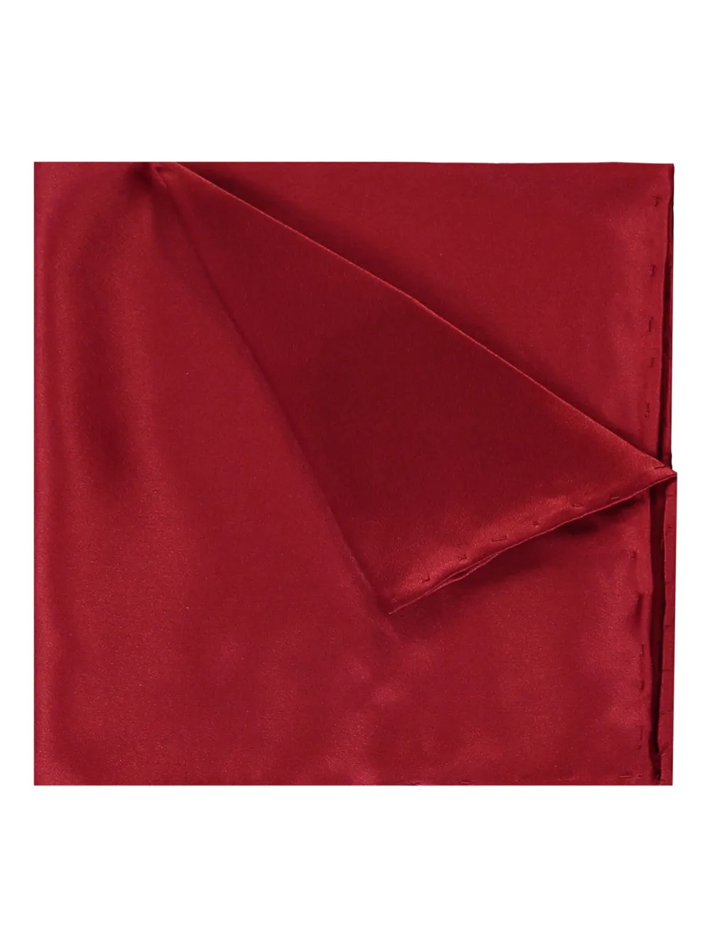 Brioni silk handkerchief Rood