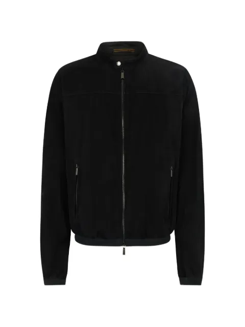 Moorer zip-up bomber jacket