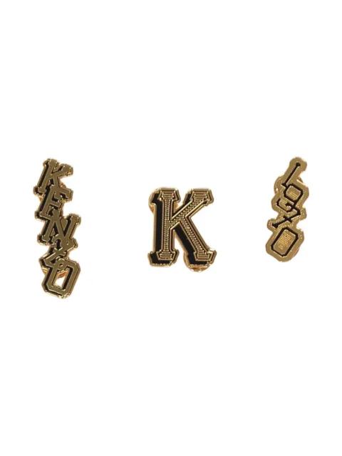 Kenzo prendedores con logo (set de 3 piezas)