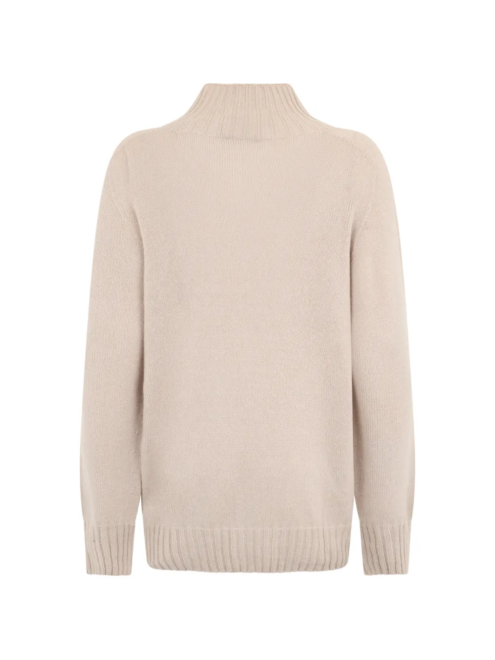  Moorer Funnel-neck Sweater - Neutrals 