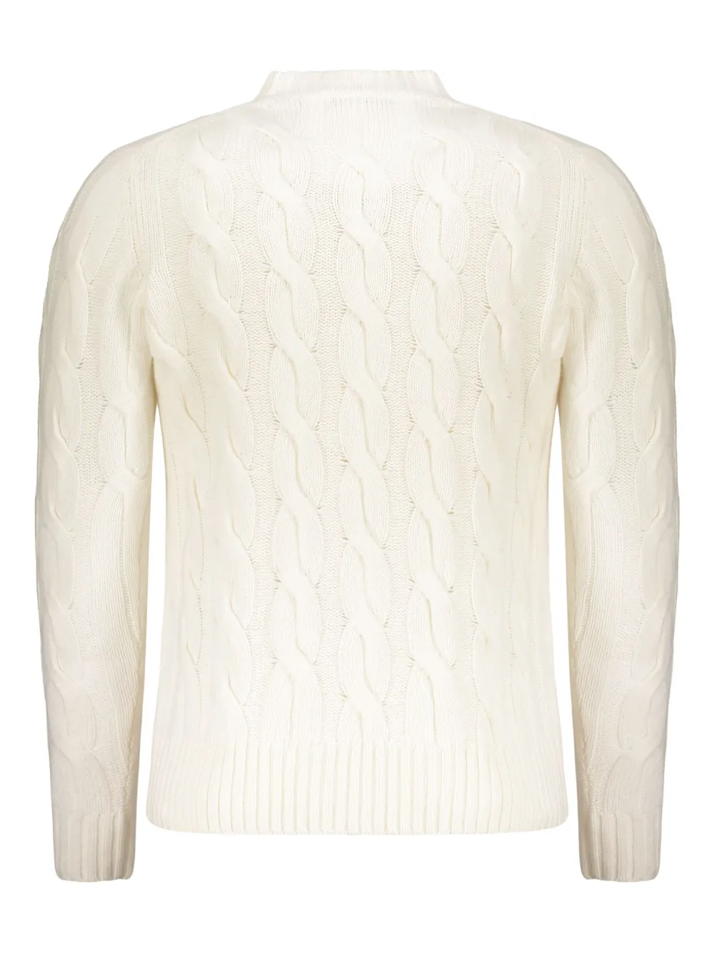 Moorer cable-knit sweater - Wit