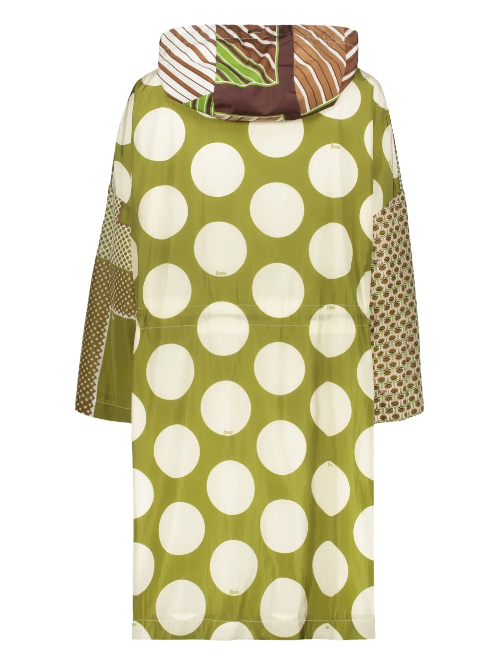 Herno mix-print jacket Groen