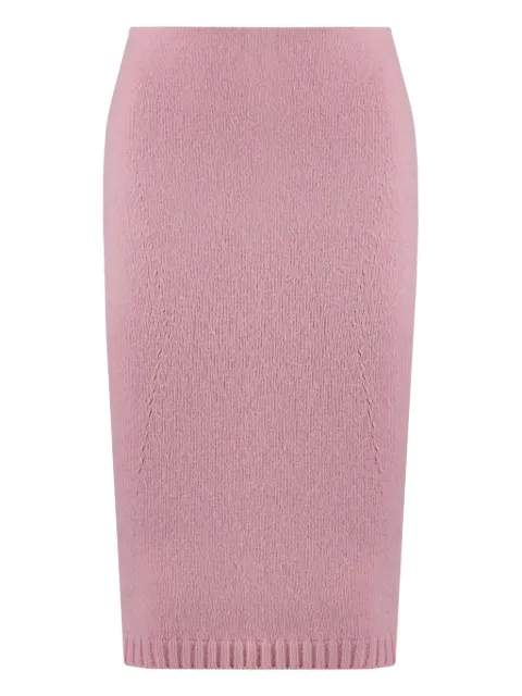 TOM FORD wool-cashmere blend skirt