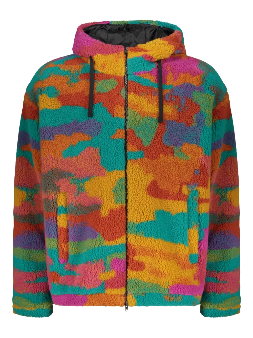 Herno hooded zip jacket | Orange | Image 1