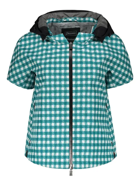 Herno check-print jacket