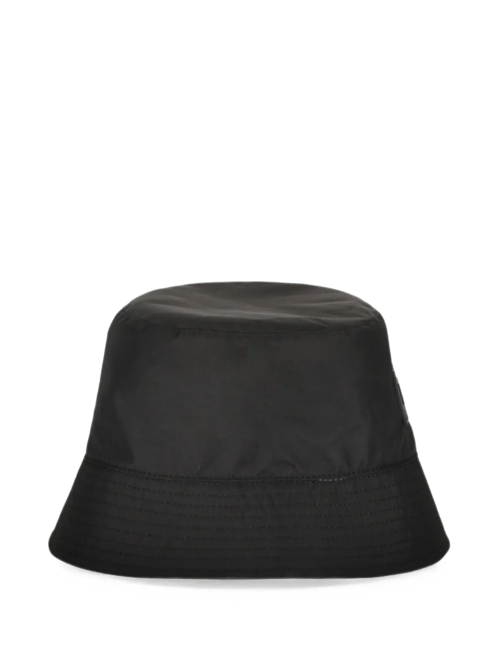 Moorer logo-patch bucket hat Zwart