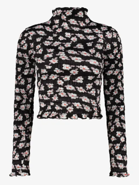 Amy Crookes floral-print top
