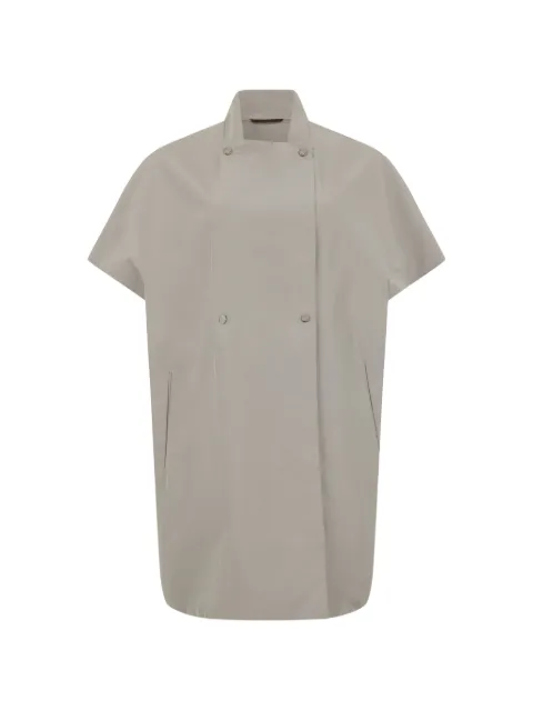 Moorer short-sleeves overcoat