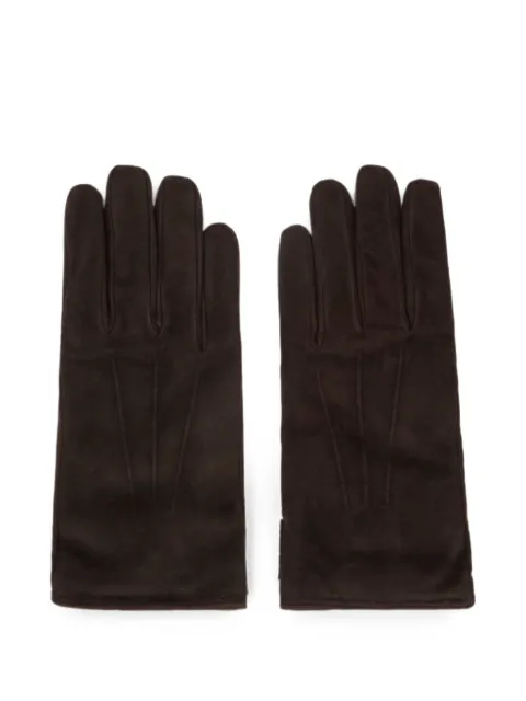 Moorer press-stud gloves