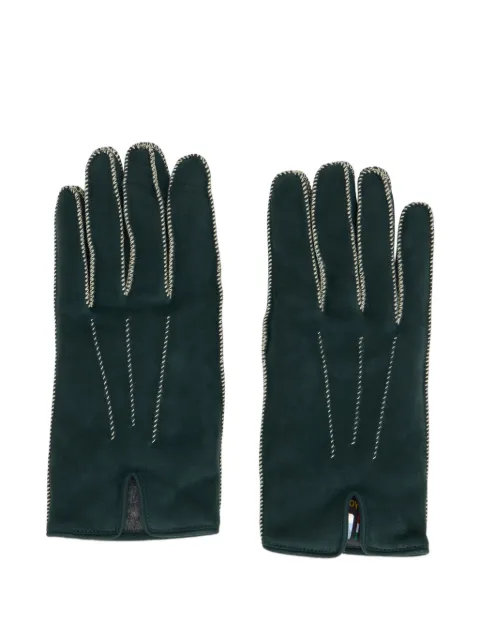 Moorer guantes con ribete sobrehilado