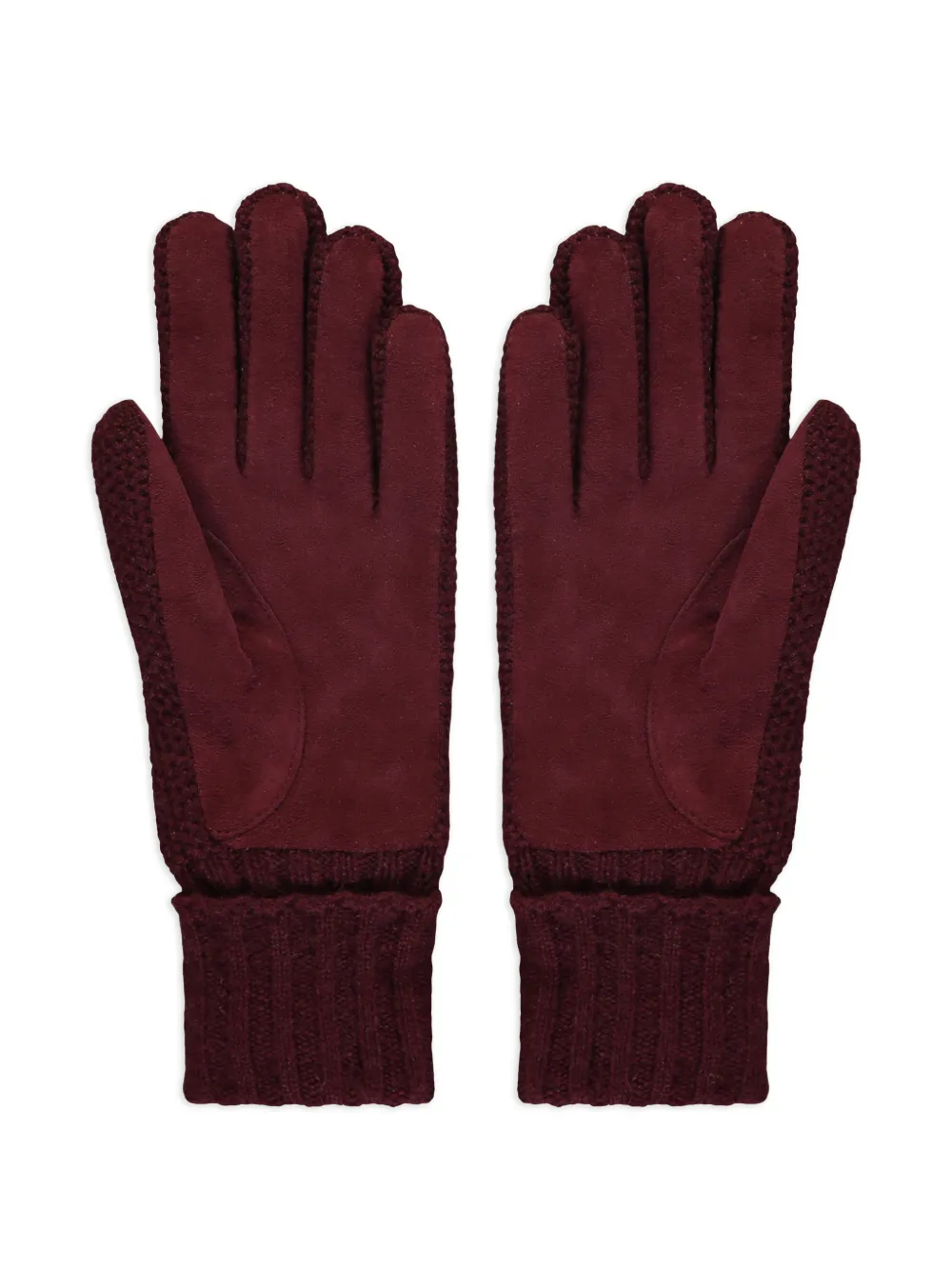 Moorer Gebreide handschoenen Rood