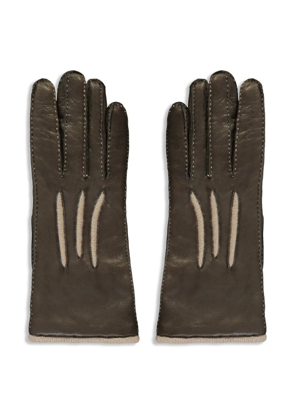 Moorer Leren handschoenen Bruin