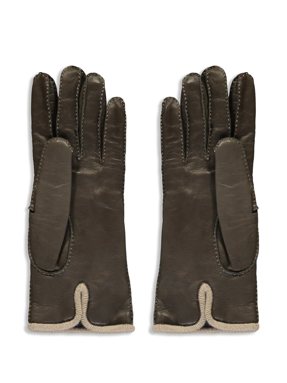 Moorer Leren handschoenen Bruin