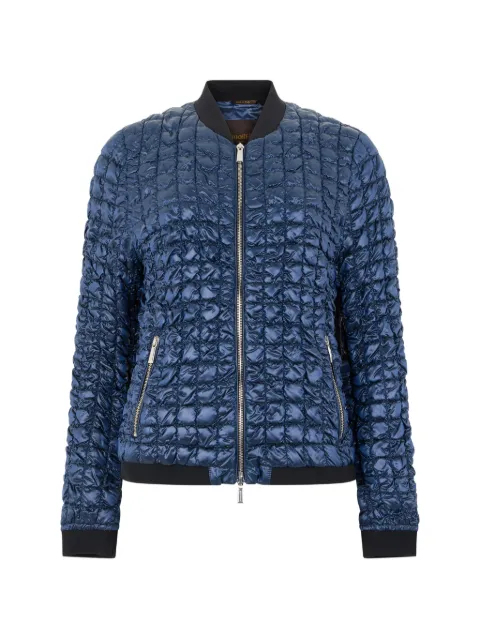 Moorer zip-fastening bomber jacket