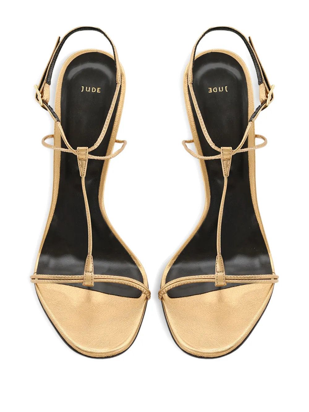 Jude 108mm Mixer metallic strappy sandals Gold