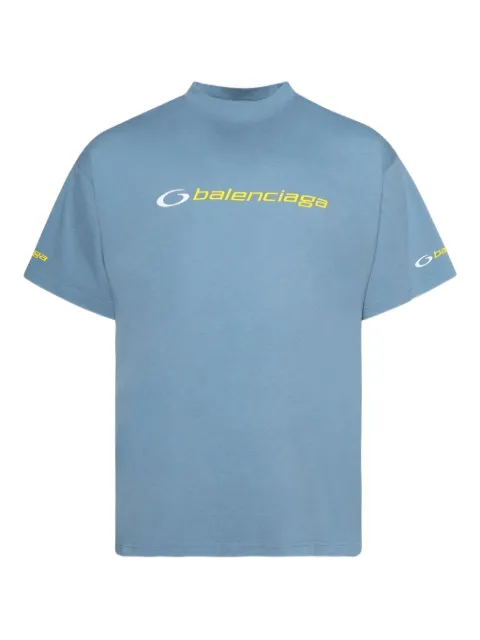 Balenciaga embroidered-logo T-shirt