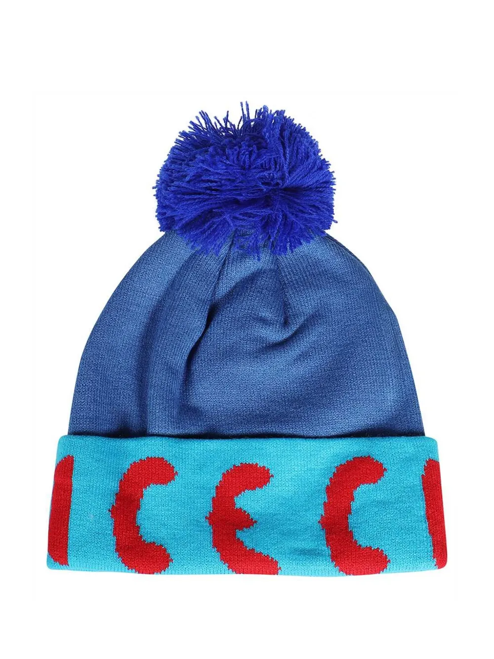 ICECREAM logo-intarsia beanie | Blue | Image 1