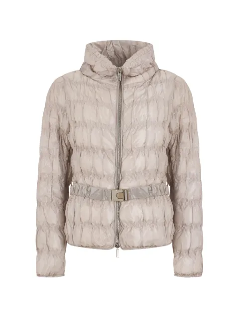 Moorer Iolana-P2 belted-ruched puffer jacket