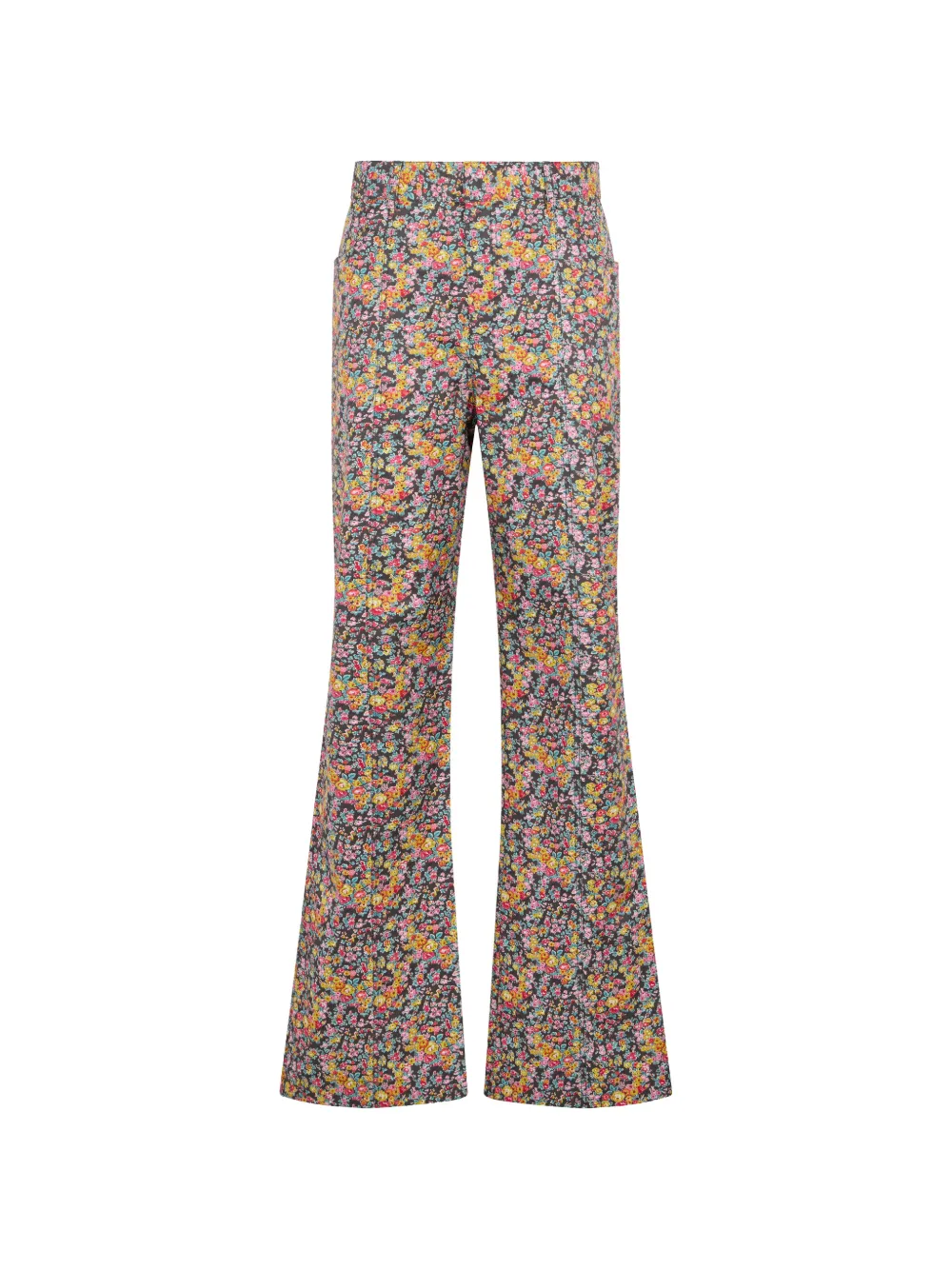 Philosophy Di Lorenzo Serafini floral flared trousers - Schwarz