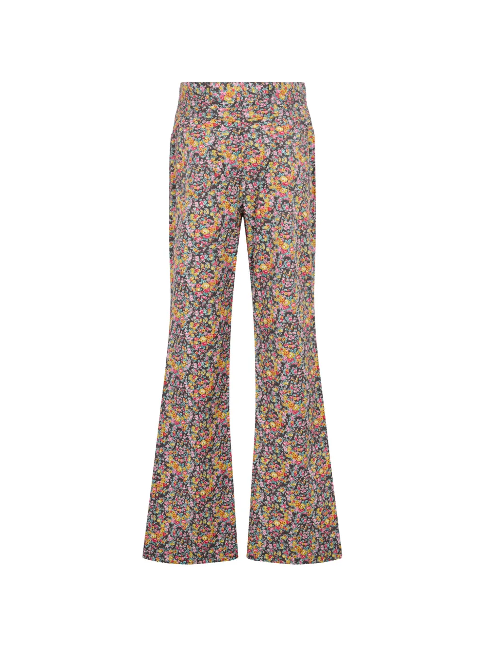Philosophy Di Lorenzo Serafini floral flared trousers - Zwart