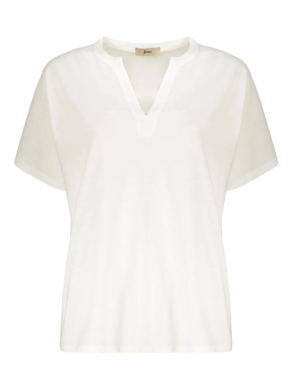Herno playera con placa del logo | blanco | Image 1