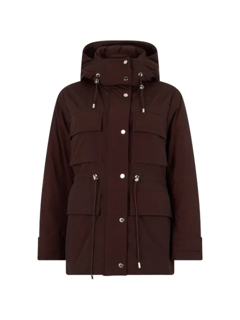 Moorer Krisha-P2 hooded-drawstring parka coat