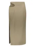Low Classic cut-out midi skirt - Neutrals