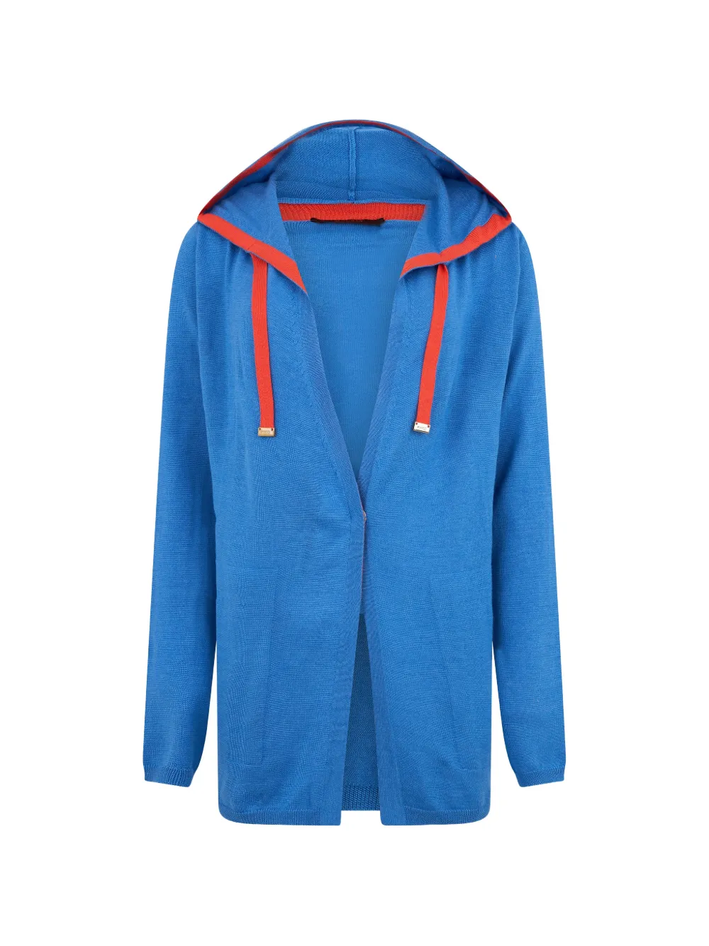 Moorer hooded knit sweater - Blau